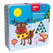 Juego de Gomets Apli Kids 13950 Caja Metal Stickers Game Polar