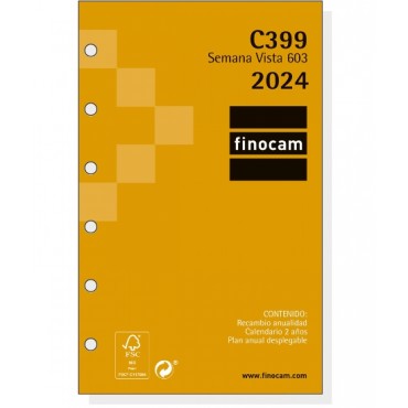 Recambio Agenda Finocam 603 S/V C399 2012500