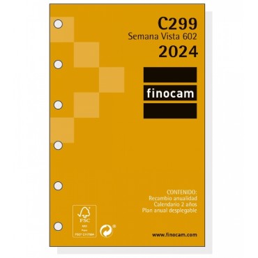 Recambio Agenda Finocam 602 S/V C299 2012400