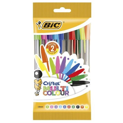 Bic Cristal Soft 951434 - Bolígrafo de tinta de aceite, punta redonda de  1,2 mm, color