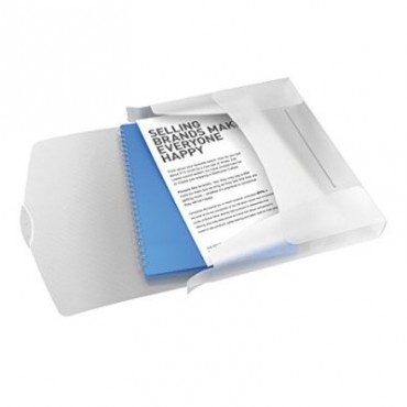 Caja Proyecto Plástico A4 40 mm.Esselte Vivida Blanco 624050