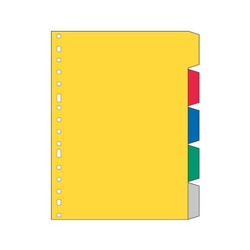 Carpeta clasificadora Folio cartón 12 separadores