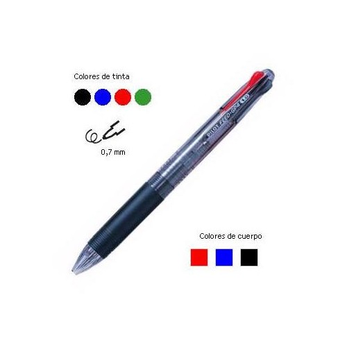 Bolígrafo 4 Colores Pilot Super Grip