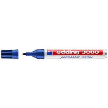 Rotulador Permanente Edding 3000 P/R 1.5-3 mm.Azul 03