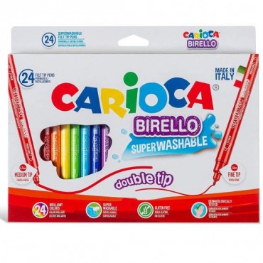 Rotulador Color Carioca Birello A53512013 Duo C/24 Cartón