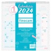 Calendario Pared Finocam 300x300 Chic Turquesa 787005823