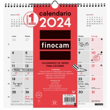 Calendario Pared Finocam para Escribir L 300x300 781520023