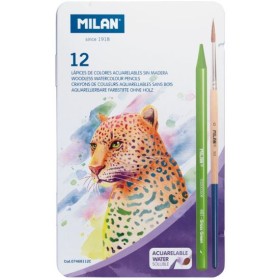 Caja 6 lápices de colores fluorescentes :: Milan :: Papelería :: Dideco