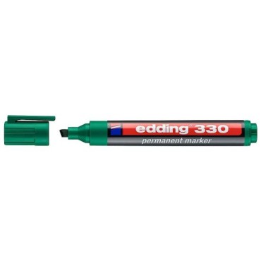 Rotulador Permanente Edding 330 P/B 1-5 mm.Verde 04