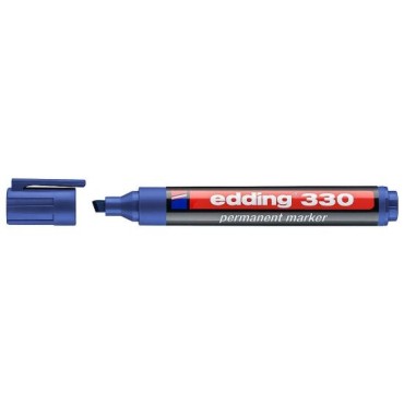 Rotulador Permanente Edding 330 P/B 1-5 mm.Azul 03
