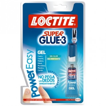 Pegamento Instantáneo Loctite Super Glue 3 Power Easy 3 grs.