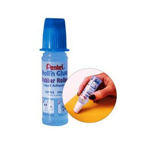 Pentel colle roller Roll'n Glue ER153-GS, contenu: 30 ml